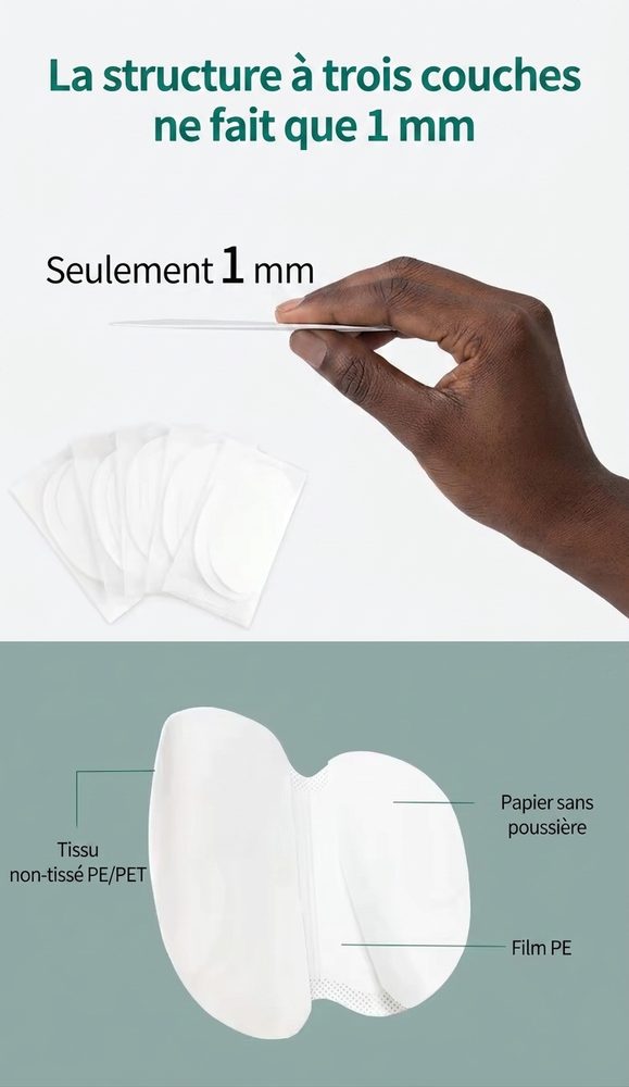 La structure à trois couches ne fait que 1 mm