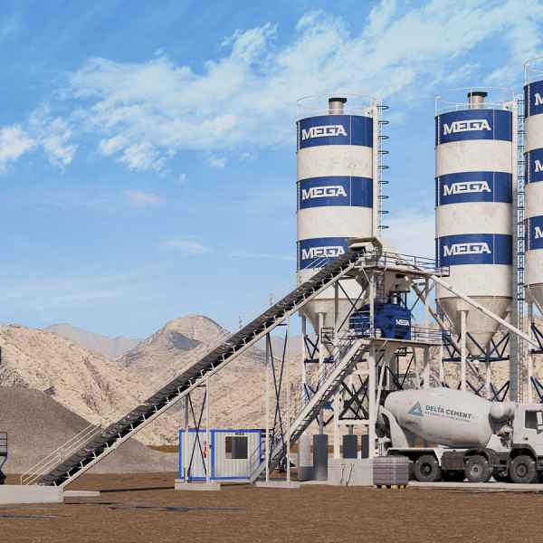 CENTRALE A BETON 90 m3 – MELANGEUR A DOUBLE AR Ouagadougou Burkina Faso