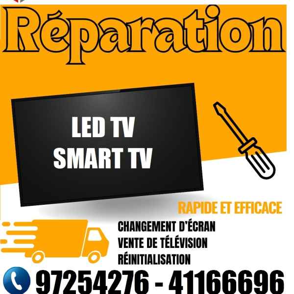 REPARATION ET INSTALLATION DES TV Cotonou Bénin