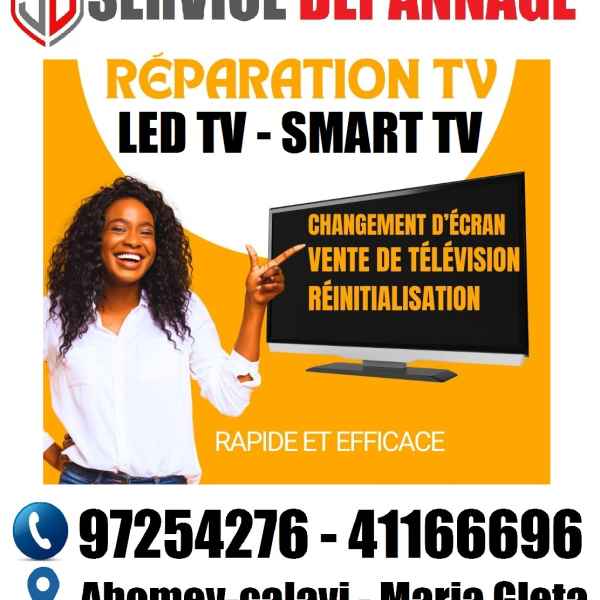REPARATION DE TELEVISION SMART TV Abomey-Calavi Bénin