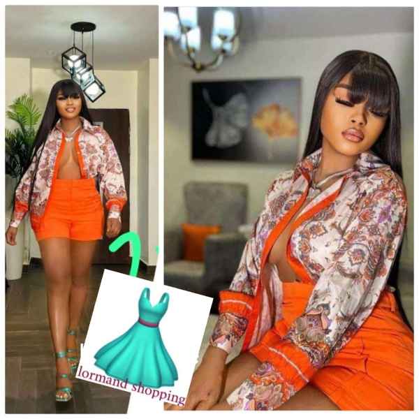 ensemble culotte et chemise Brazzaville FCFA