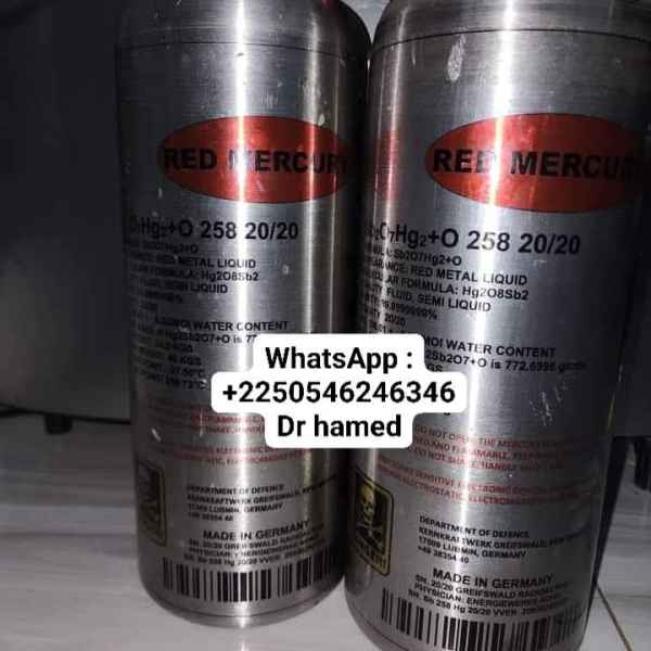 Buy 99.9% Red Mercury Odienné FCFA