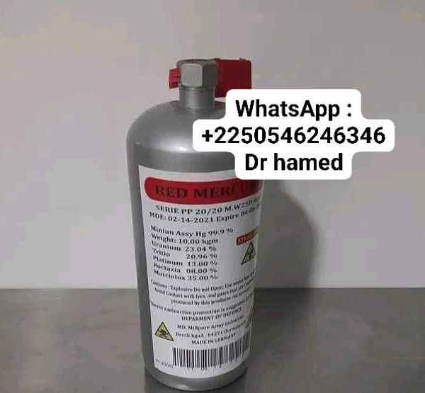 Pure Red liquid mercury for sale Yamoussoukro FCFA