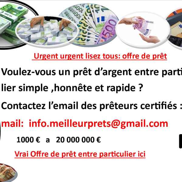 offre de prêt entre particuliers en France - Paris €