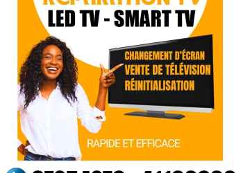 REPARATION DE TELEVISION SMART TV Abomey-Calavi Congo Brazzaville