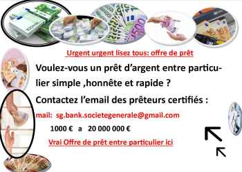 Sans frais offre de prêt entre particulier ; Zurich Congo Brazzaville