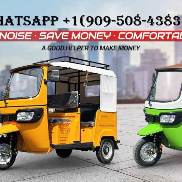 Tricycle Bajaj, TVS King – Version passagers Ouagadougou Burkina Faso